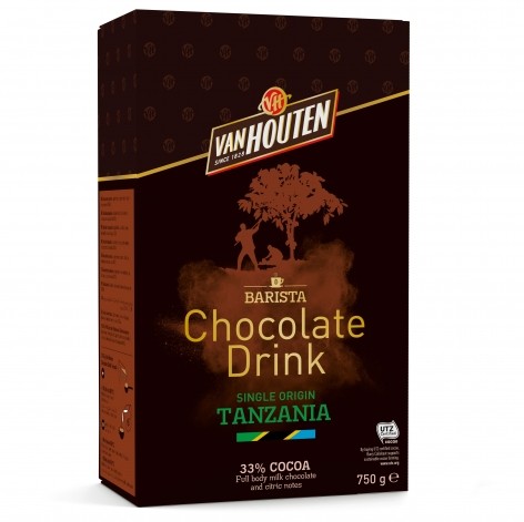 Van Houten Single Origin Tanzanian Hot Chocolate 33% Cocoa